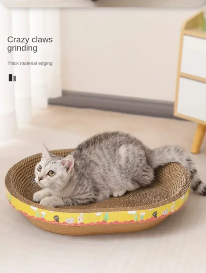 Scratch-resistant Cat Tray - Durable Scratching Mat with Large Comfort Area