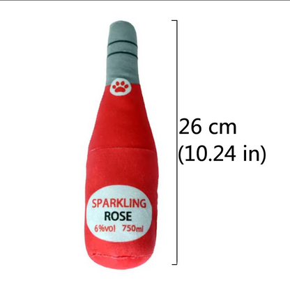 Plush Dog Toys - Fun Teething Toys in Drink Shape