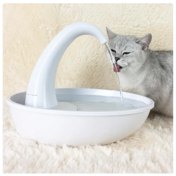 Water Fountain for Cats and Dogs - Automatic Water Fountain 2.34L