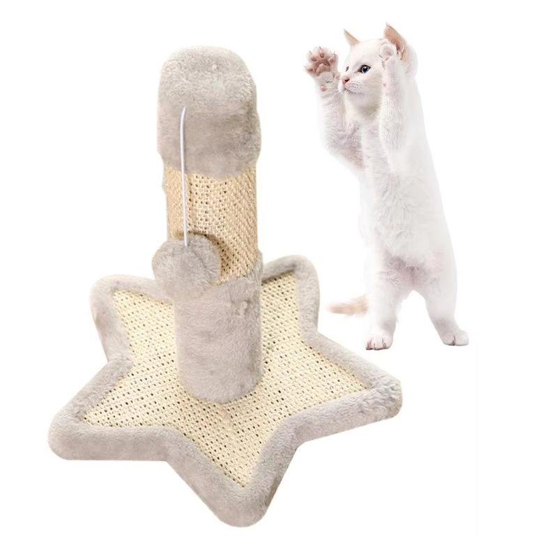 Heart-Shaped or Star-Shaped Cat Tree with Toys