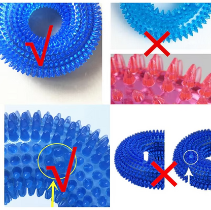 Dog Teething Ring Toys – Durable Chew Toy for Dental Massage