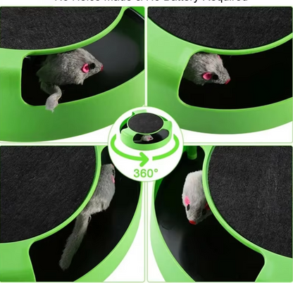 Interactive Cat Toys with Mouse - Toy with Moving Mouse for Cats
