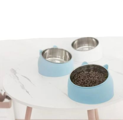 15-Degree Inclined Cat Bowl for Comfortable Feeding