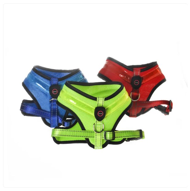 Comfortable Dog Harness with Reflective Strips – Breathable and Adjustable