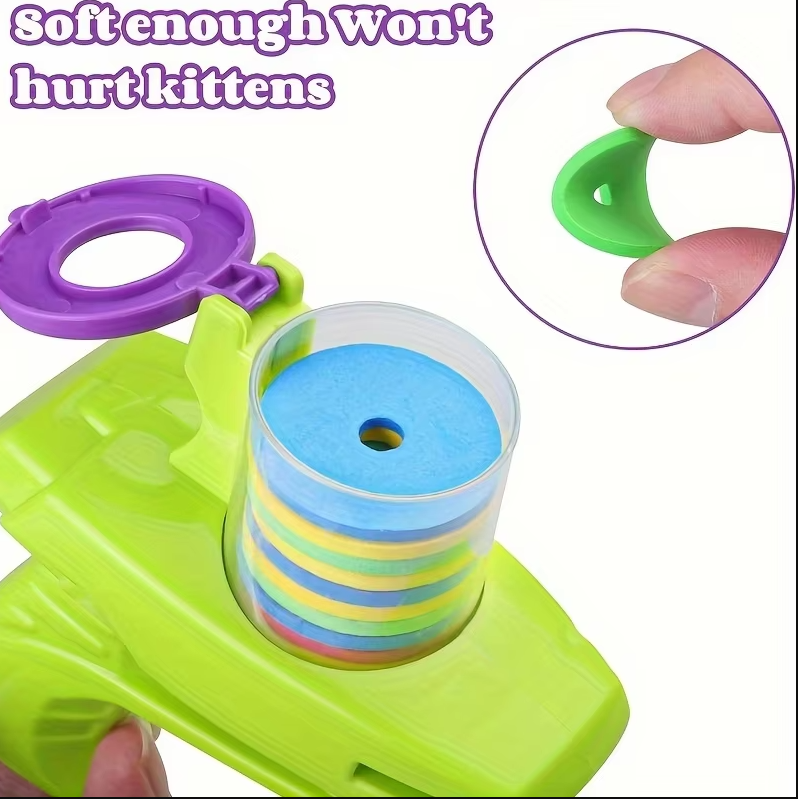 Disk Gun - Interactive Toy for Cats