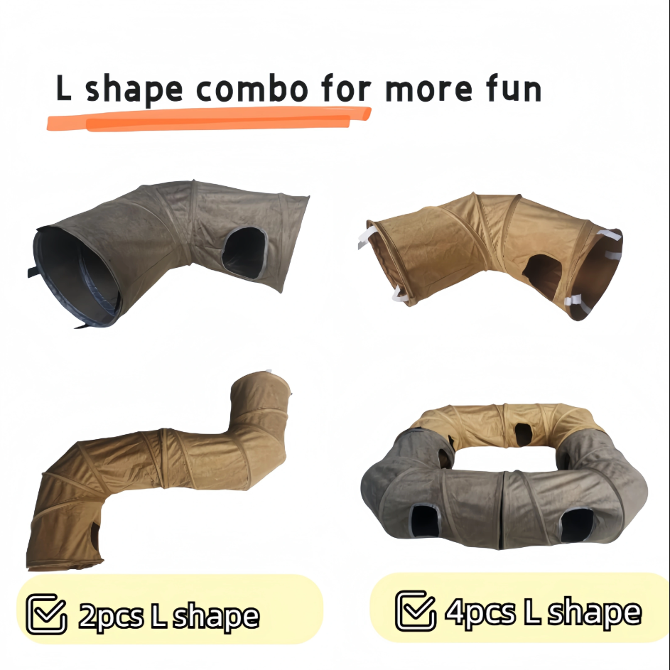 Cat Tunnel with Window – Play and Hideaway for Active Cats