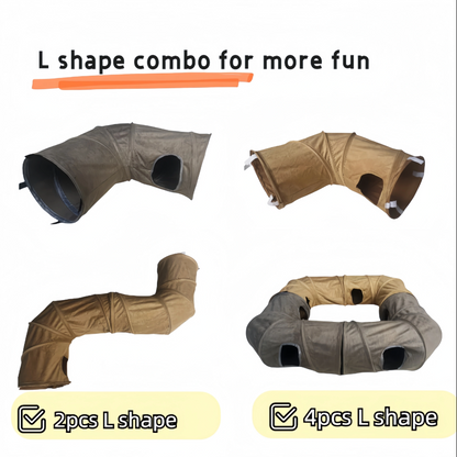Cat Tunnel with Window – Play and Hideaway for Active Cats