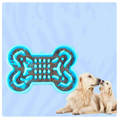 Slow Feed - Bone-Shaped Dog Bowl