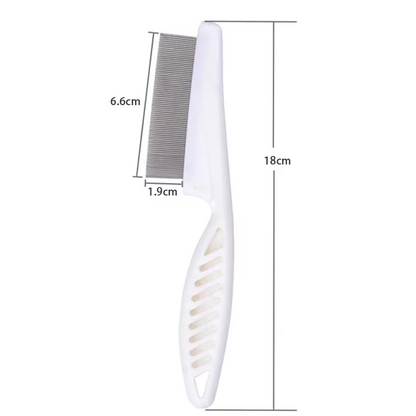 Flea Comb Kit for Pets - Fine-Toothed Comb for Cats and Dogs