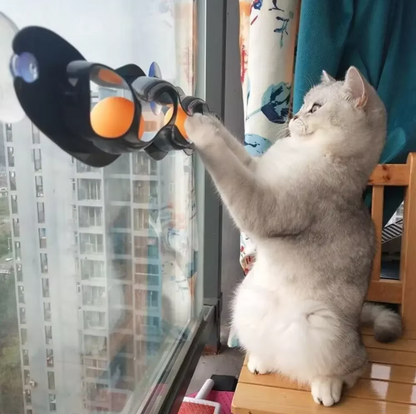 Window Marble Track - Exciting Toy for Cats