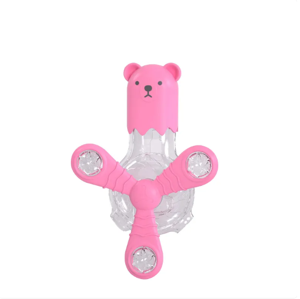 Interactive Pet Toys – Bear-Shaped Food Dispenser with Rotating Arms