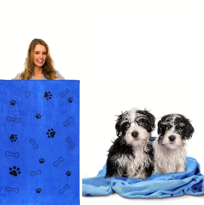 Super Absorbent Towel for Dogs – Soft, Quick-Drying Microfiber Towel for Dogs and Cats