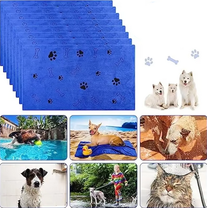 Super Absorbent Towel for Dogs – Soft, Quick-Drying Microfiber Towel for Dogs and Cats