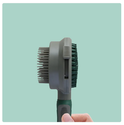 Cat Grooming Brush for Coat Care – Double-Sided Brush Head for Detangling