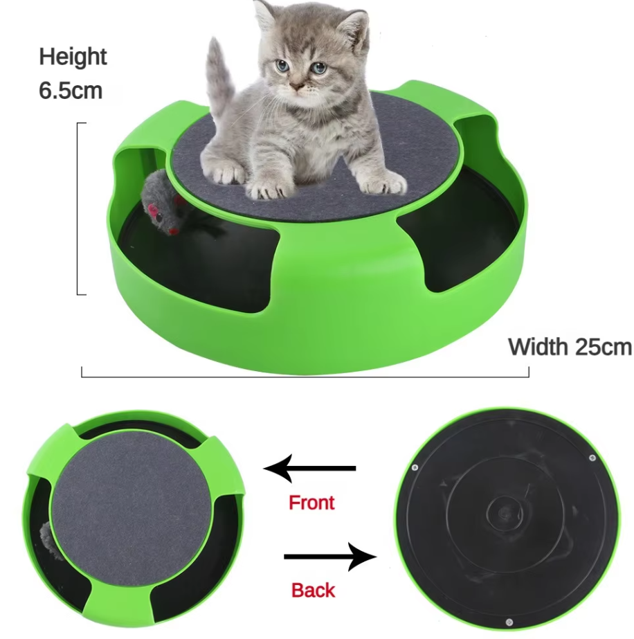 Interactive Cat Toys with Mouse - Toy with Moving Mouse for Cats