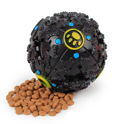 Interactive Squeaky Ball for Dogs – Durable Toy with Treat-Dispensing Function