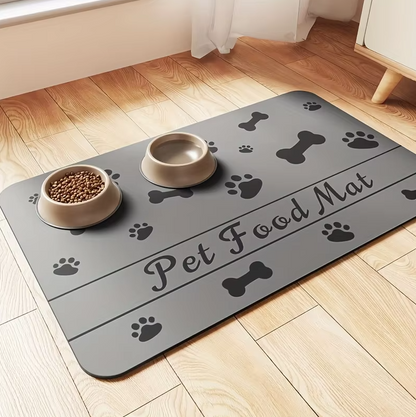 Waterproof Pet Feeding Mat - Non-Slip and Easy to Clean Feeding Mat for Dogs and Cats