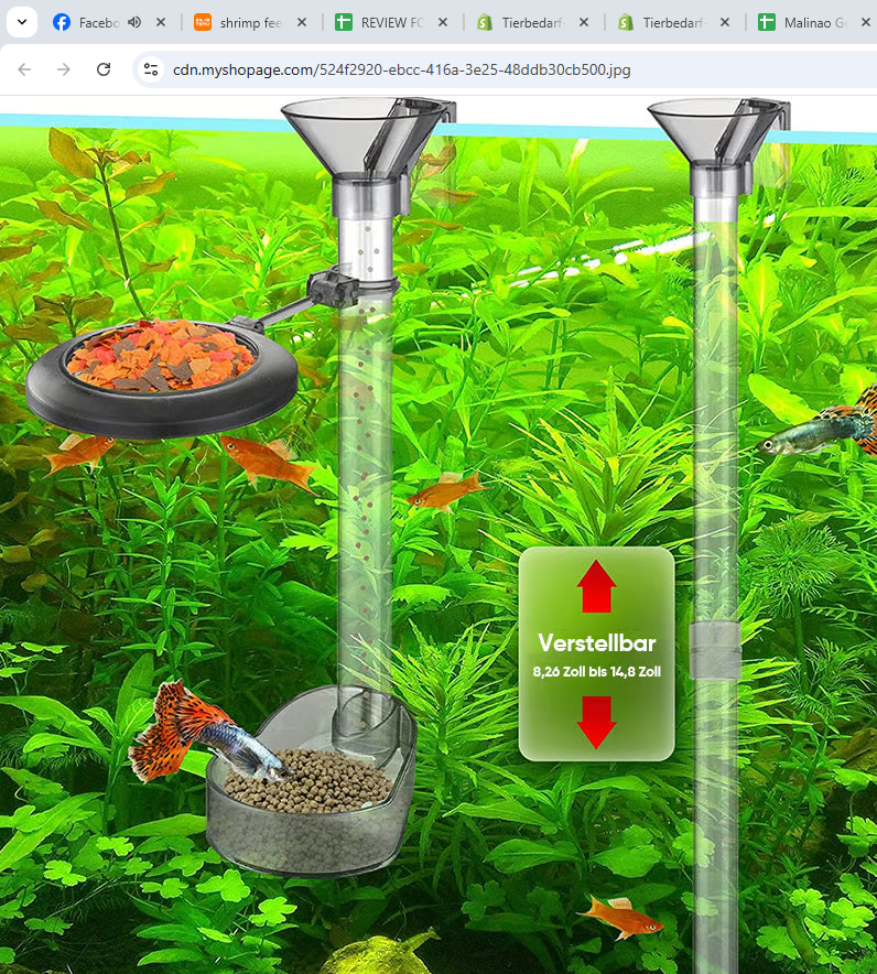 Versatile Food Dispenser for Aquariums