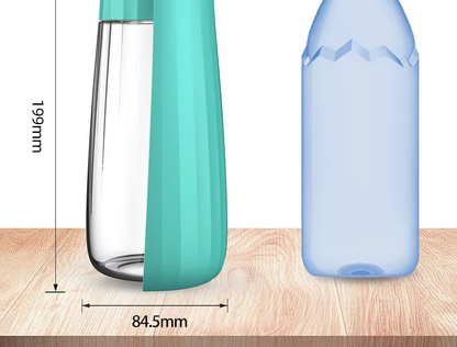 Portable Water Bottle for Dogs - Leak-Proof Travel Dispenser with Integrated Bowl