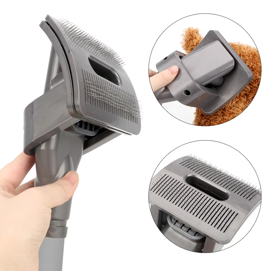 Pet Hair Brush - Vacuum Accessory for Pet Care and Coat Cleaning