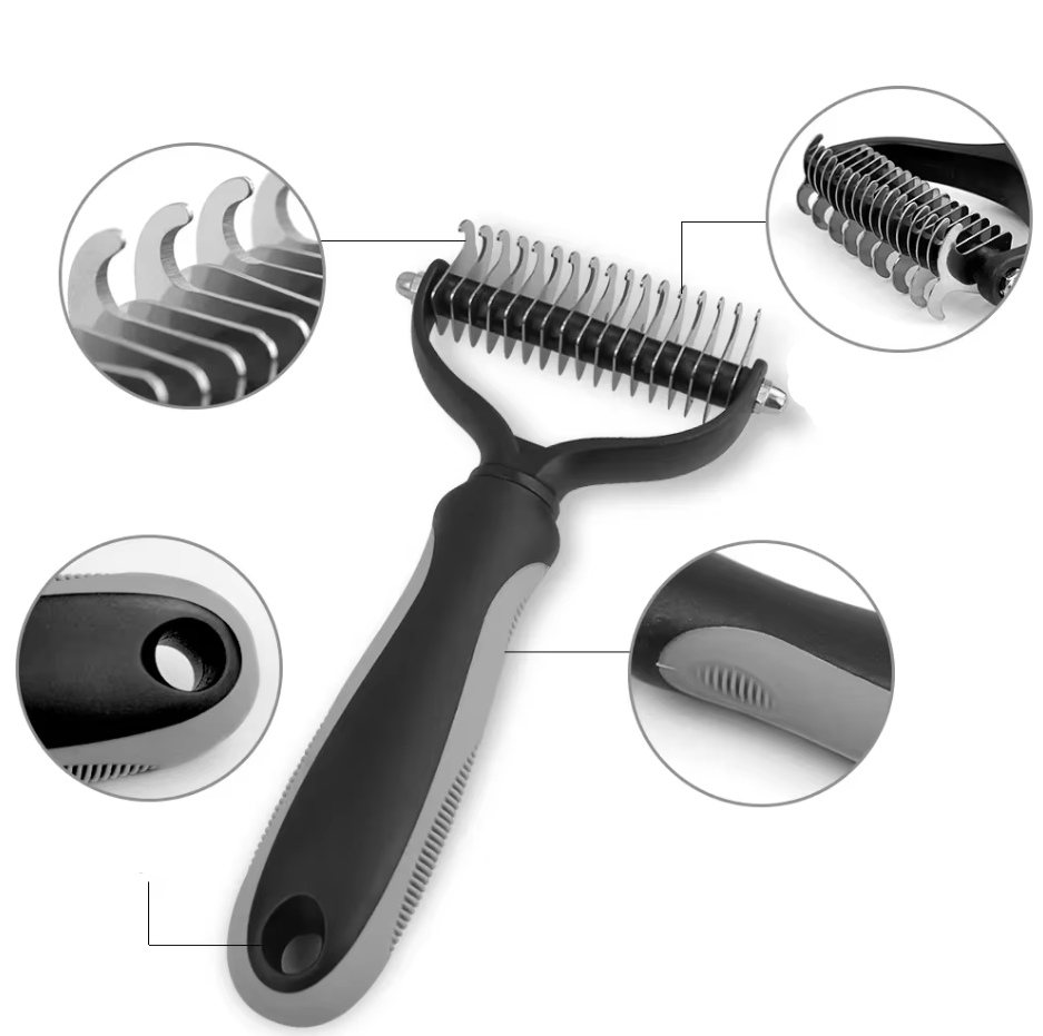 Professional Undercoat Brush - Coat Care for Dogs and Cats