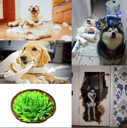 Snuffle Mat for Dogs - Develops Natural Food Searching Skills