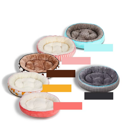 Polka Dot Dog Bed for Comfortable Resting Breaks