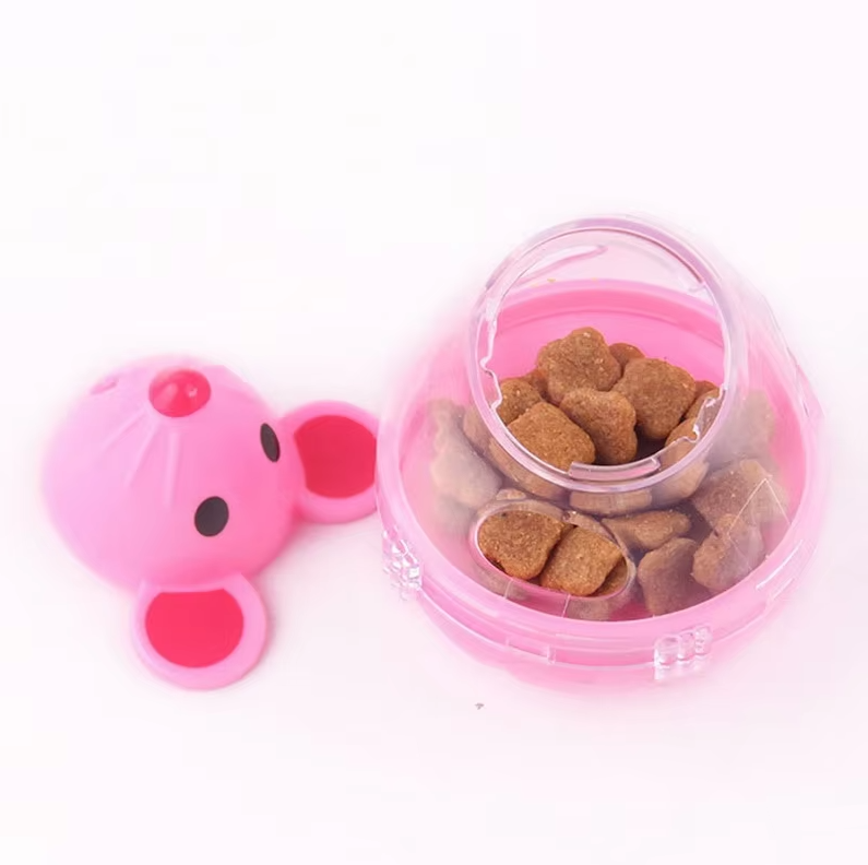 Cat Toys Food Dispenser - Interactive Mouse with Treat Distribution