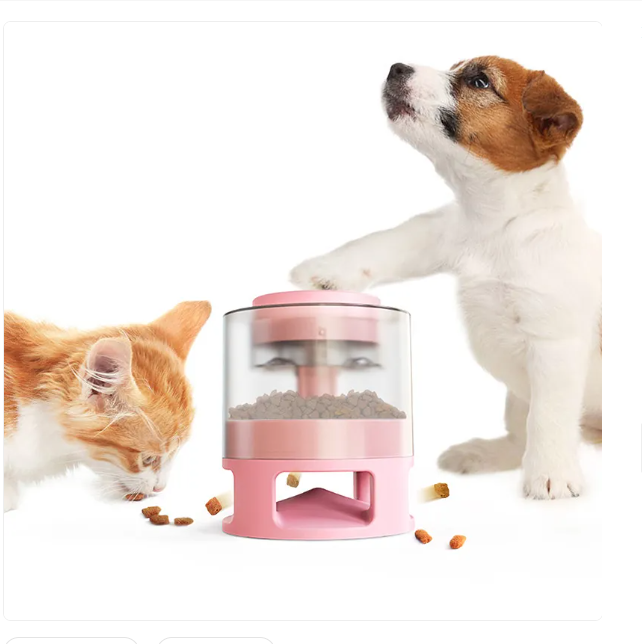 Dog Food Dispenser - Automatic Treat Dispenser for Pets