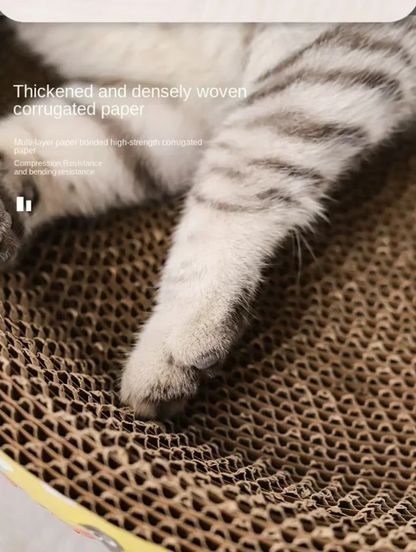 Scratch-resistant Cat Tray - Durable Scratching Mat with Large Comfort Area