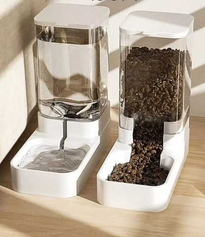 Automatic Water and Food Dispenser for Pets