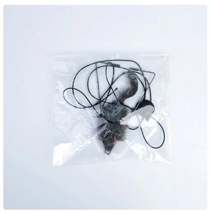 Interactive Cat Toys - Mouse Toy with Pull Cord
