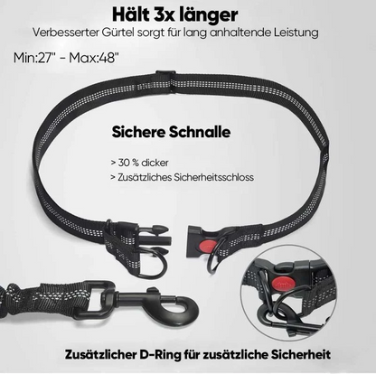 Hands-Free Dog Leash with Front Pocket
