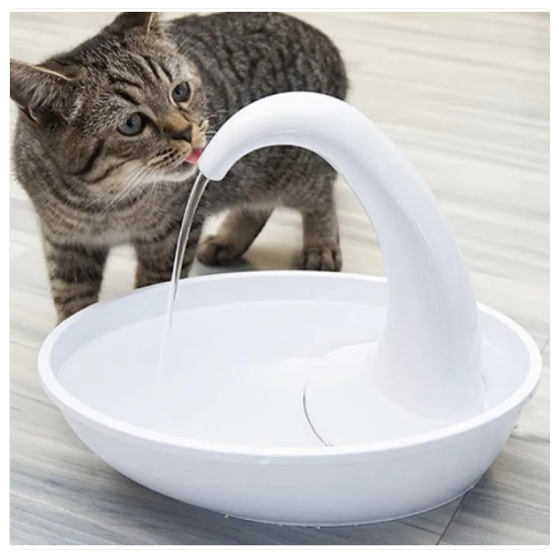 Water Fountain for Cats and Dogs - Automatic Water Fountain 2.34L