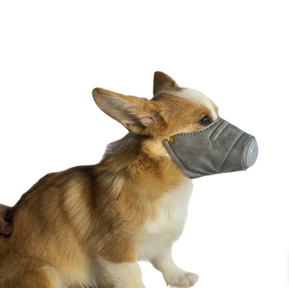 Protection Mask for Dogs - Breathable Mask with Valve for Comfort and Protection