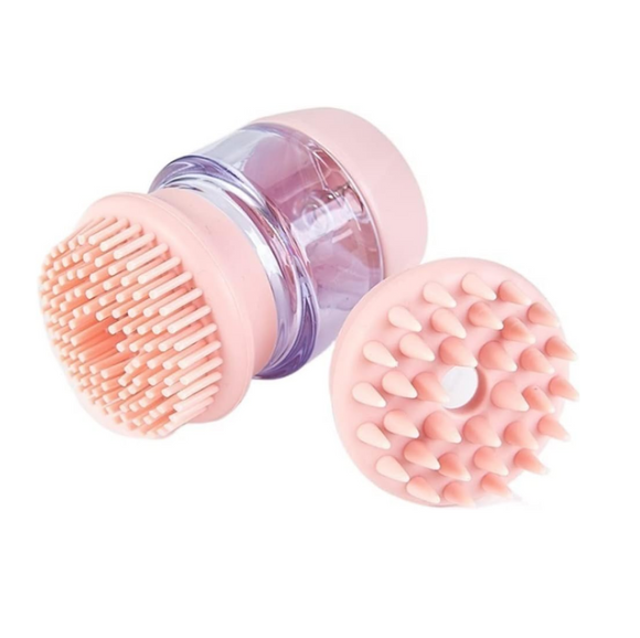 Silicone Shower Brush with Reservoir for Pets