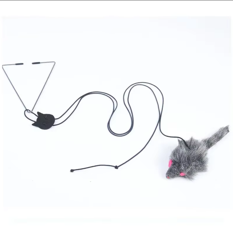 Interactive Door Toy - Jumping Mouse for Active Cats