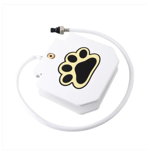 Outdoor Water Bowl for Dogs, Kick-Resistant, with Water Connection and Paw Activation