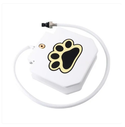 Outdoor Water Bowl for Dogs, Kick-Resistant, with Water Connection and Paw Activation