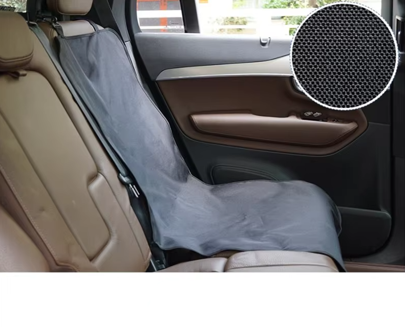 Waterproof Car Seat Cover for Dogs – Non-Slip Protective Mat with Seatbelt Attachment