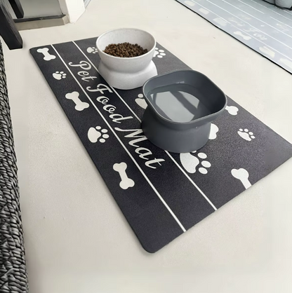 Waterproof Pet Feeding Mat - Non-Slip and Easy to Clean Feeding Mat for Dogs and Cats