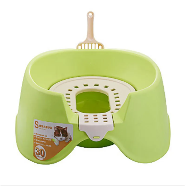 Litter Box with Scoop – Hygienic and Practical Plastic Litter Tray