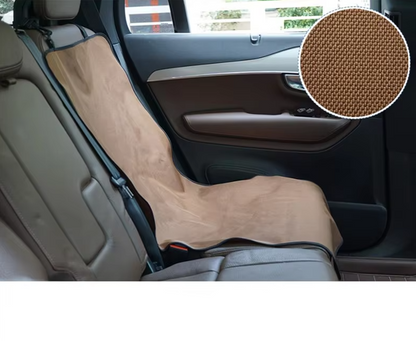 Waterproof Car Seat Cover for Dogs – Non-Slip Protective Mat with Seatbelt Attachment