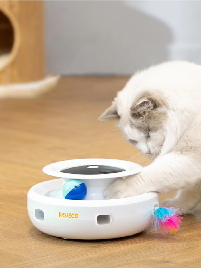 Interactive Cat Toy with LED Movement - Light