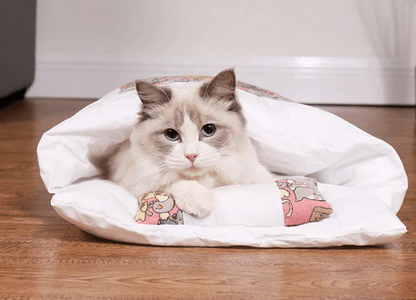 Cozy Sleeping Bag for Cats