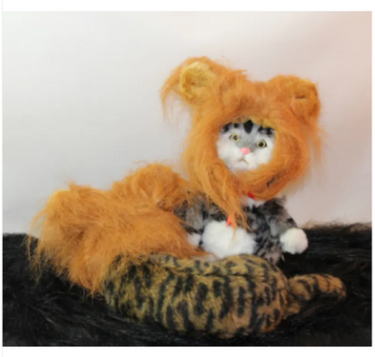 Lion Mane for Cats With Ears for Dress-Ups and Fun Photos