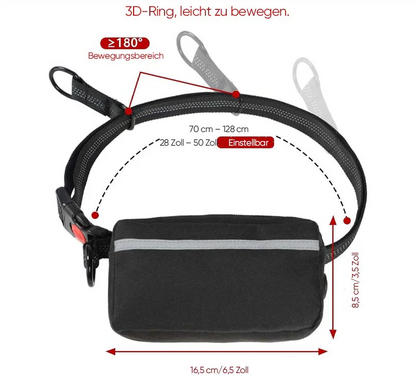 Hands-Free Dog Leash with Front Pocket