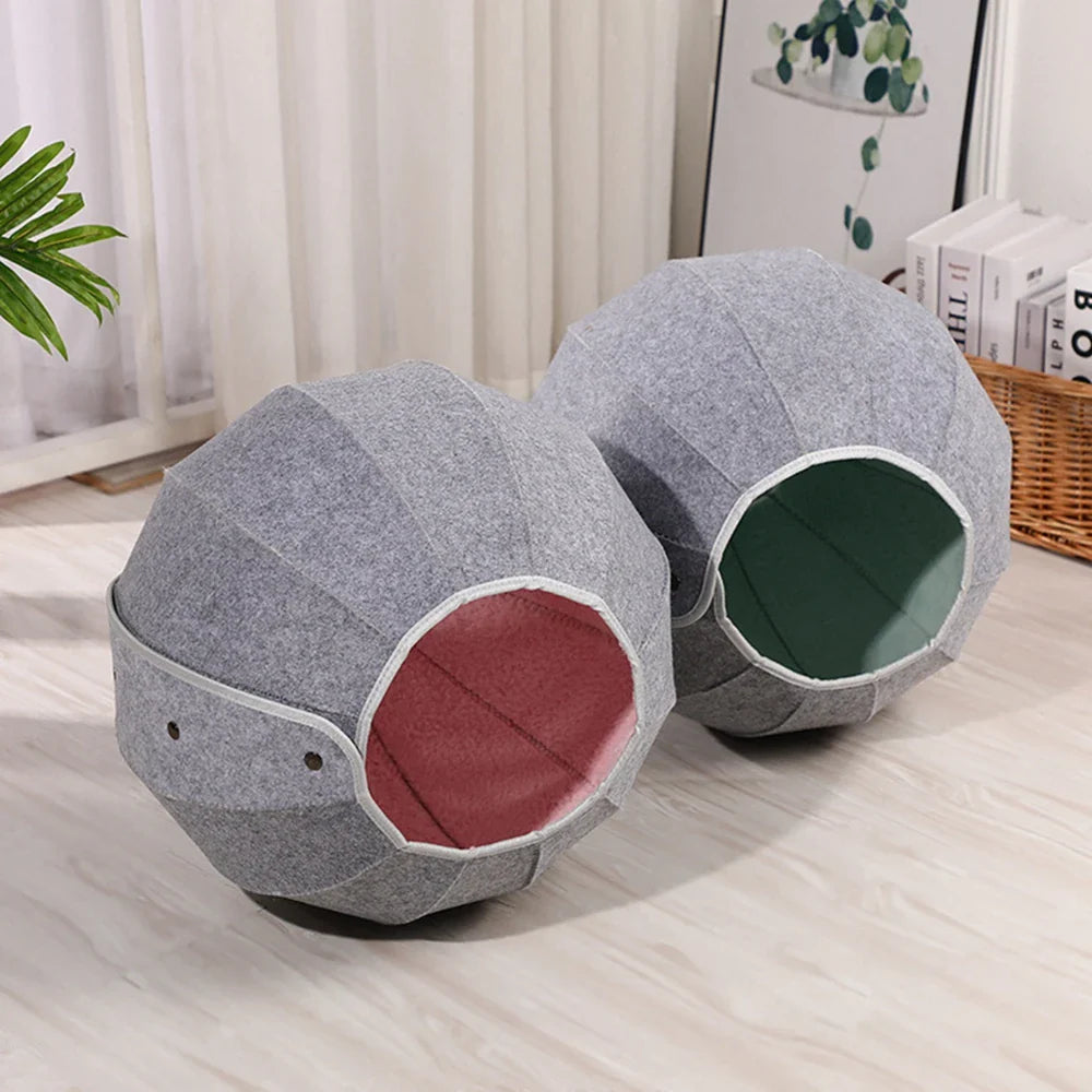 5-in-1 Cat Bed with Tunnel and Toys