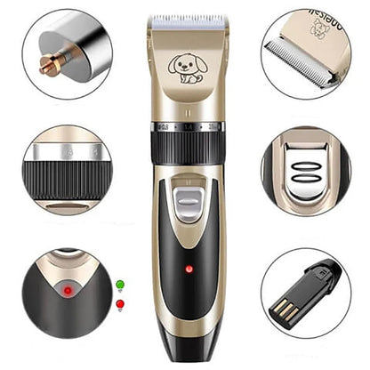 Silent Hair Clipper Set for Dogs