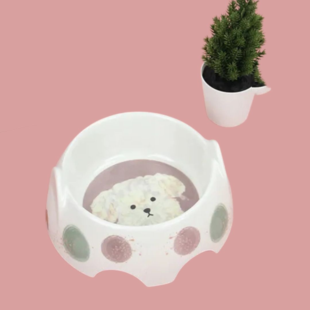 Ceramic Dog Bowl - Food and Water Bowl for Dogs